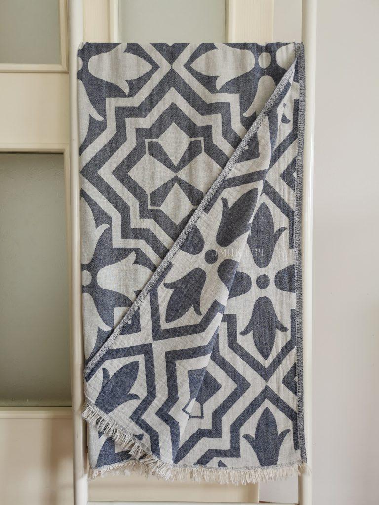 Turkish 100% Cotton Towel (Geometry) - JMHKIST