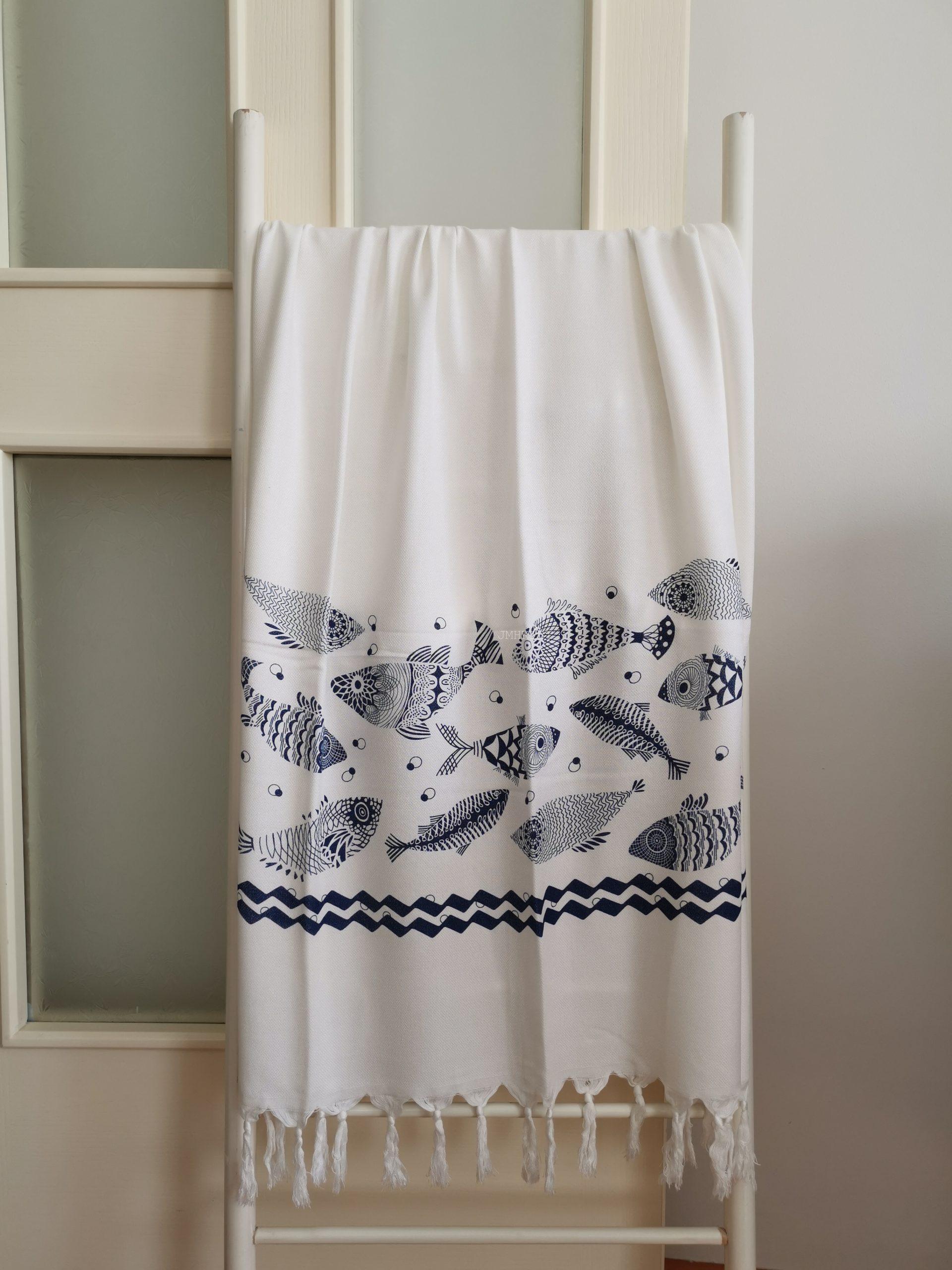 Printed towel - fish 3