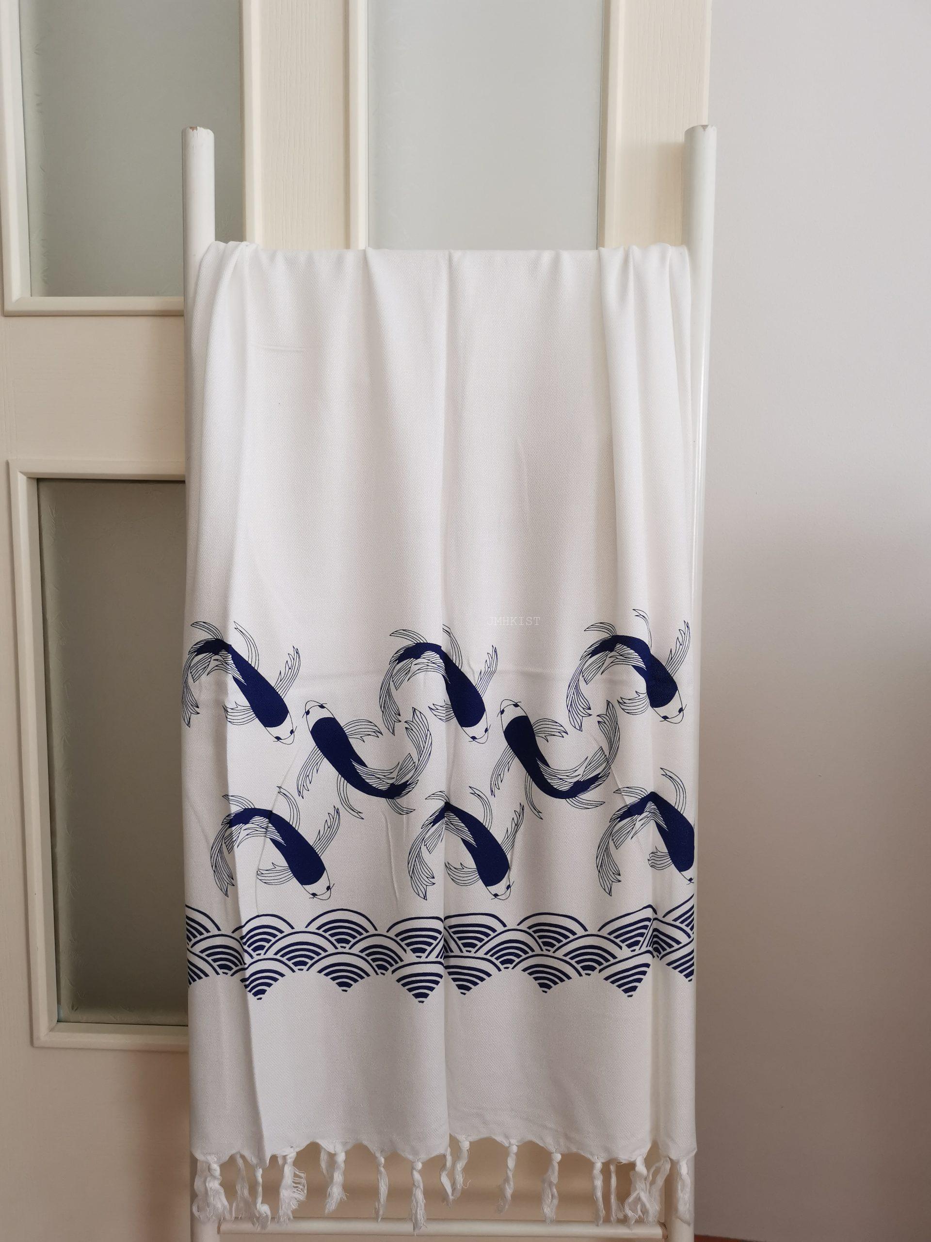 Printed towel - fish 2