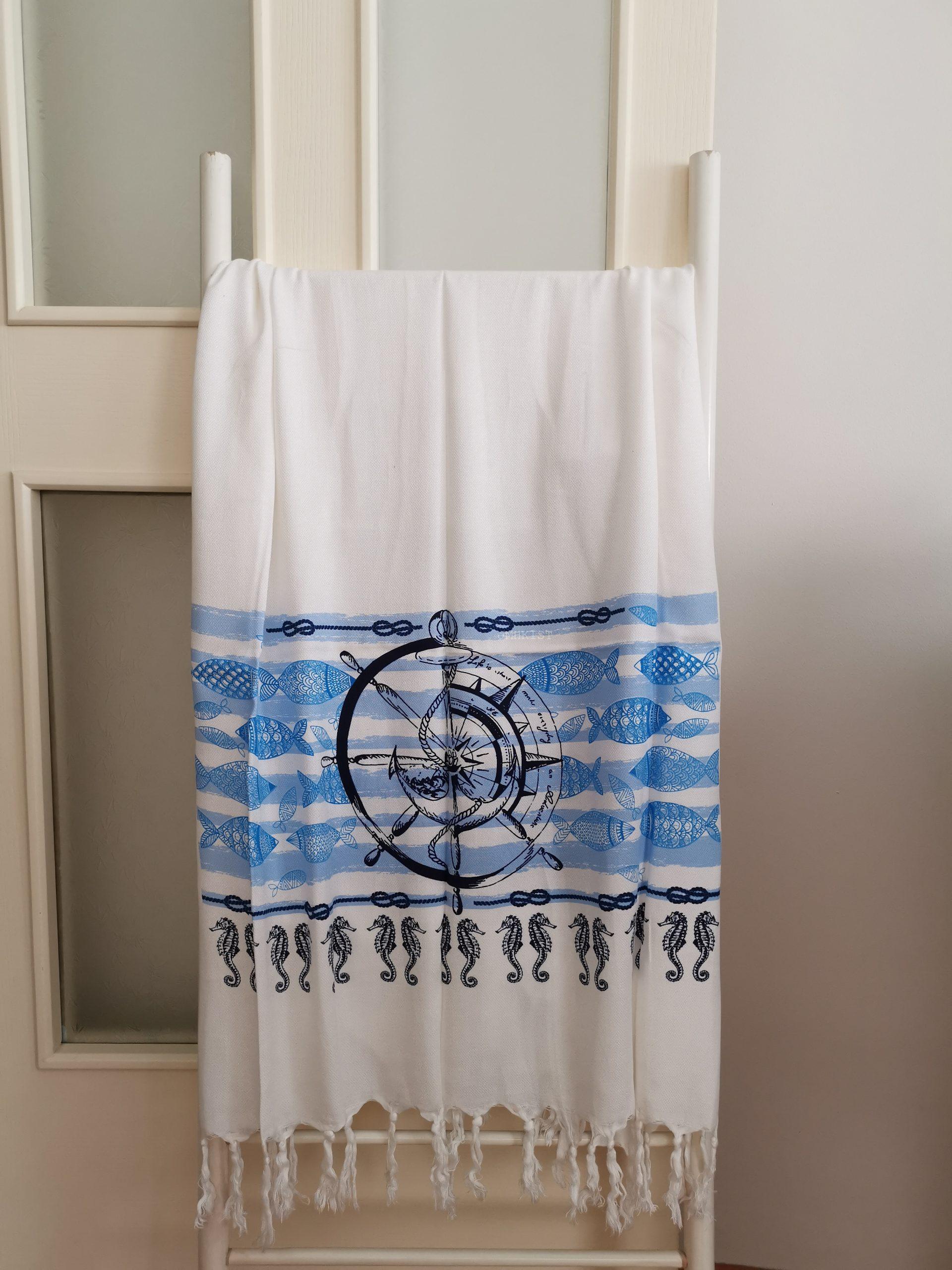 Printed towel -route